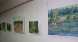Wernisaż wystawy poplenerowej w galerii MOK