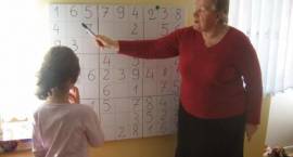 Zajęcia matematyczne w sześciolatkach w MP1 w Zambrowie