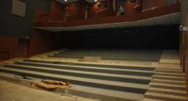 Budowa Centrum Kultury w Zambrowie. Stan prac na 15. lipiec 2011 r. 