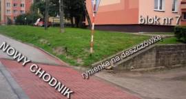 Nowy chodnik przy ul. Raginisa