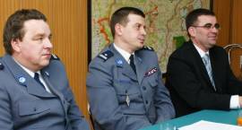 Narada Roczna w Komendzie Powiatowej Policji w Zambrowie /Fot. Mariusz Dąbrowski