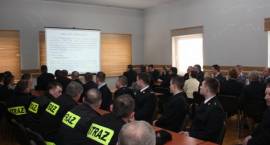 Narada roczna w Komendzie Powiatowej Państwowej Straży Pożarnej w Zambrowie