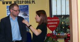 Szef Zambrowskiego Sztabu WOŚP Andrzej Trochimowicz - w centrali w Warszawie /Fot. z...