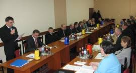 Sesja Rady Powiatu Zambrowskiego w dn. 23.02.2009 r. /Fot. Anna Kulesza
