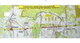 Projektowany odcinek drogi szybkiego ruchu od Szumowa do obwodnicy Zambrowa