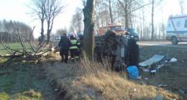 Wypadek samochodu transportującego pieniądze na trasie nr 8 w okolicach m. Zambrzyce...