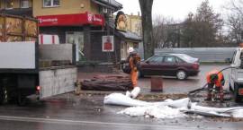 Na zlecenie GDDKiA wykonywana jest bezwykopowa naprawa odcinka kanalizacji deszczowej