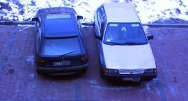 Żle zaparkowany Opel Astra