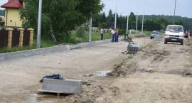 Budowa ul. Wiśniowej. Stan na 31.05.2013r.