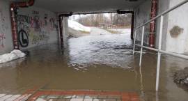 Lokalne podtopienia na terenie powiatu zambrowskiego