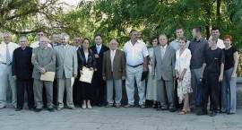 Wspólne zdjęcie uczestników Jubileuszu 25-lecia Solidarności w Zambrowie /Fot. Izabela...