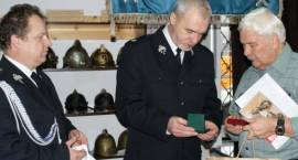 Przedstawiciele Ochotniczej Straży Pożarnej z terenu powiatu zambrowskiego z wizytą w...