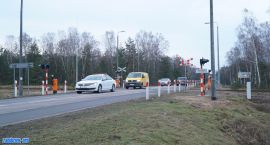 Przejazd kolejowy w Czerwonym Borze, 28.12.2017 r.