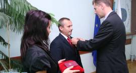 Złoty Krzyż Zasługi dla Artura Więzowskiego