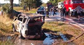 spalony Fiat 126p /Fot. M.Rytelewski