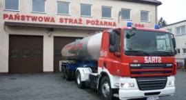 Nowy ciągnik siodowy w zambrowskiej straży pożarnej