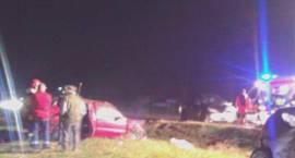 Wypadek na drodze krajowej nr 8 w okolicach Szumowa /Fot. Michał