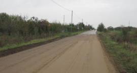 Remont odcinka dorgi powiatowej Zambrów-Wądołki. Stan prac na dn. 7.10.2009 r.