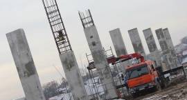 Trwają roboty budowlane modernizacji Stadnionu Miejskieg w Zambrowie