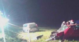 Wypadek na drodze krajowej nr 8 w okolicach Szumowa /Fot. Michał