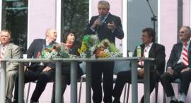 Wicepremier, minister rolnictwa i szef Samoobrony - Andrzej Lepper z wizytą w Zambrowie...