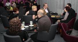 Olga Bończyk i Piotr Gąsowski w zambrowskiej Cafe Muza