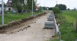Budowa ul. Wiśniowej. Stan na 31.05.2013r.