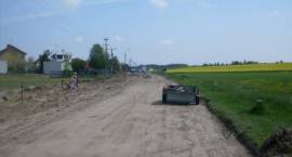 Budowa ul. Wolskiej w Zambrowie, stan prac na 10.05.2010r.
