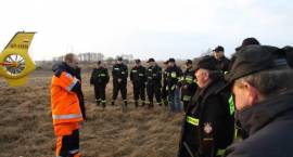 Ćwiczenia strażaków i Lotniczego Pogotowia Ratunkowego w Zambrowie