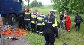 Akcja ratunkowa na drodze krajowej nr 8 (Zambrów, ul. Białostocka) w dn. 01.06.2012...