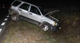 Wypadek na DK66 k/Wdziękonia w nocy z 31 X na 1 XI