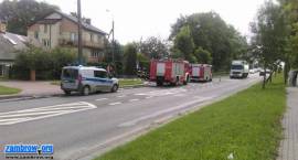 Pożar samochodu na ul. Mazowieckiej w Zambrowie, 06.07.2017 r.