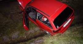Kolizja na ul. Łomżyńskiej w Zambrowie/ Fot. SOS ASSISTANCE Marek Rytelewski