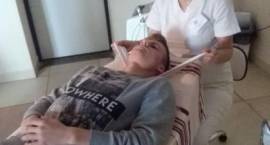 Uczniowie klasy IIB LO z ZS1 na wycieczce w Wyższej Szkole Medycznej w Białymstoku,...