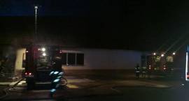 Pożar w budynku handlowo-usługowym przy ul. Magazynowej w Zambrowie w dn. 17.04.2012 r.
