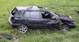 Wypadek w Chmielach-Pogorzelach (gm. Zambrów, powiat zambrowski) droga krajowa nr 63....