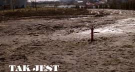 Działka na rogu ul. Piłsudskiego i Sportowej w Zambrowie - stan obecny /Fot. 2008 III...