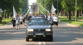 Fot. z procesji podinsp. Henryk Góralczyk – KPP w Zambrowie