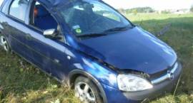 Skutki niedzielnego wypadku na drodze krajowej nr 8 w okolicach m. Szlasy-Lipno /Fot....
