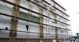 Termomodernizacja hali sportowej przy MG1. Stan prac na 29.09.2011r.