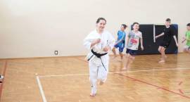 Promowali zdrowy stylu życia poprzez zajęcia karate