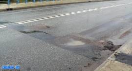 Na moście na ul. Ostrowskiej powstały groźne koleiny. Generalna obiecuje remont.