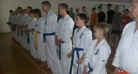 Trening Mazowiecko-Podlaskiego Klubu Karate w Zambrowie z Pawłem Nastulą