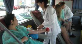 W Ambulansie do pobierania krwi w Zambrowie krew oddało 50 osób