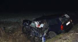 Wypadek na DK66 k/Wdziękonia w nocy z 31 X na 1 XI