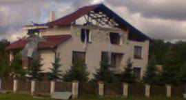 Zniszczenia po nawałnicy w miejscowości Chmiele /Fot. 2008.08.17 Justyna