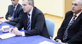 Spotkanie z posłem Robertem Tyszkiewiczem /Fot. Grzegorz Zawistowski, www.zambrow.org