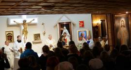 Poświęcenie groty w Ostrożnem, 05.11.2016 r.