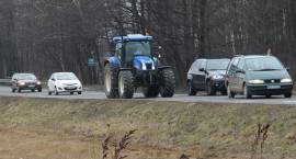 Protest rolników na krajowej ósemce