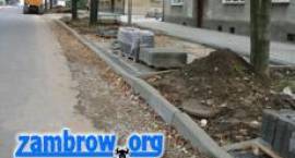 Remont ul. Podedwornego w Zambrowie /Fot. GZAW